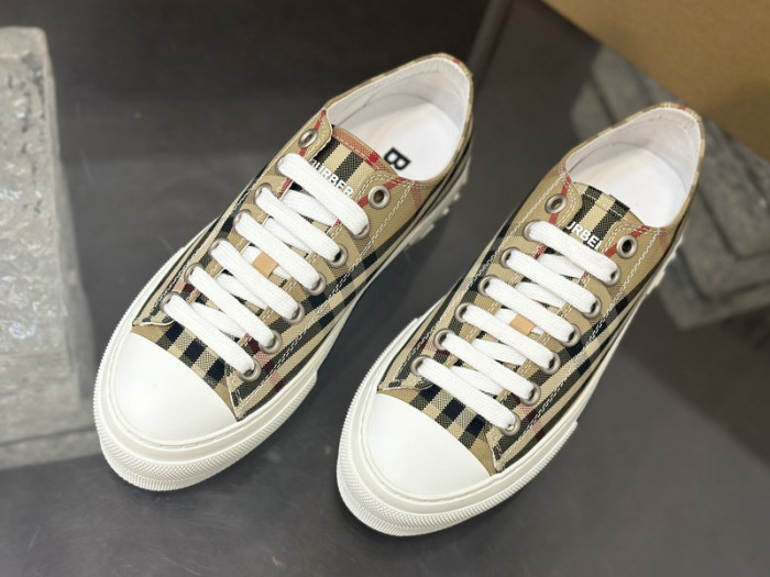 Bur*erry Vintage Check Cotton Sneakers