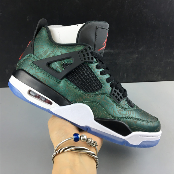 air jordan 4 green laser aj4-1043515