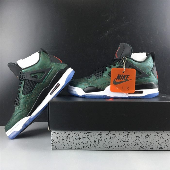 air jordan 4 green laser aj4-1043515