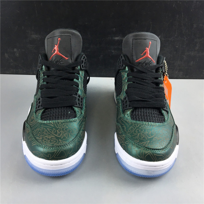 air jordan 4 green laser aj4-1043515