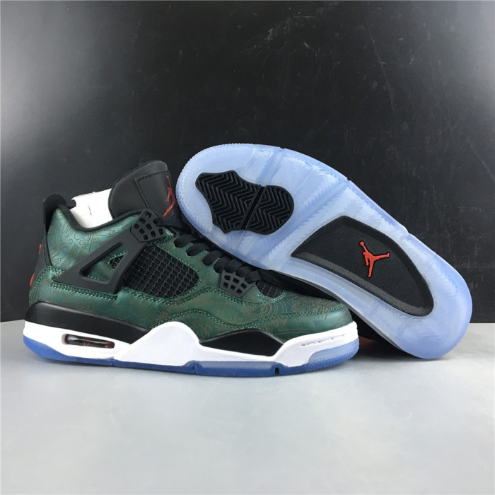 air jordan 4 green laser aj4-1043515