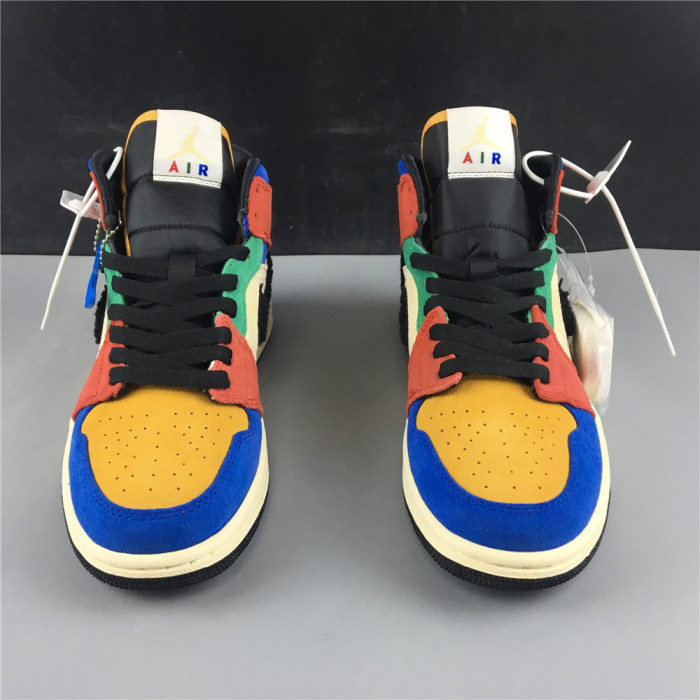 air jordan 1 mid blue the great cu2805-100