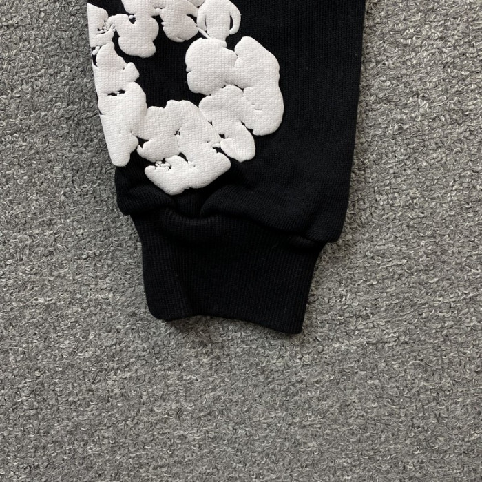 denim tears hoodie black dt01