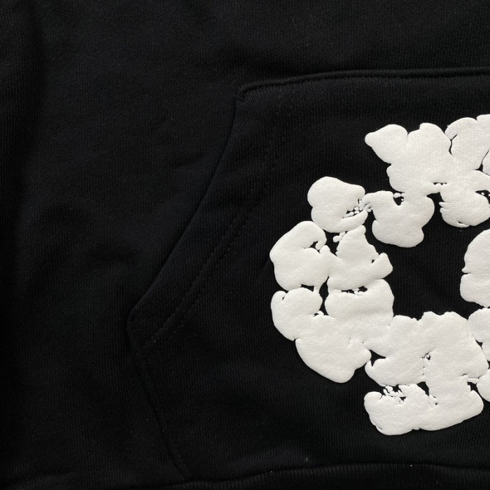 denim tears hoodie black dt01