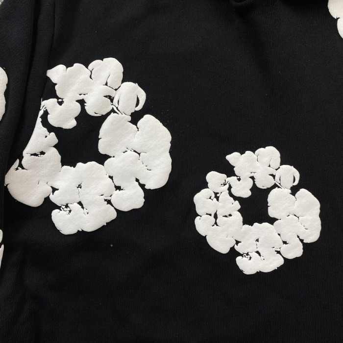 denim tears hoodie black dt01