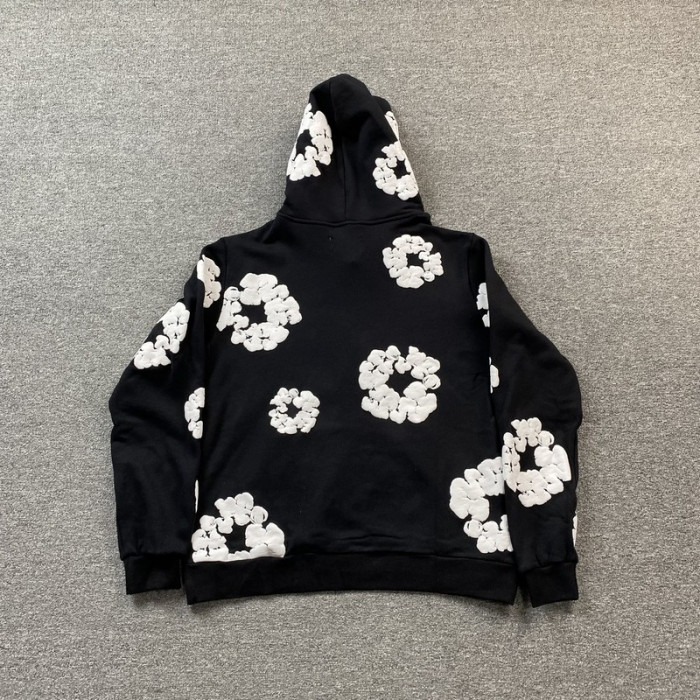 denim tears hoodie black dt01