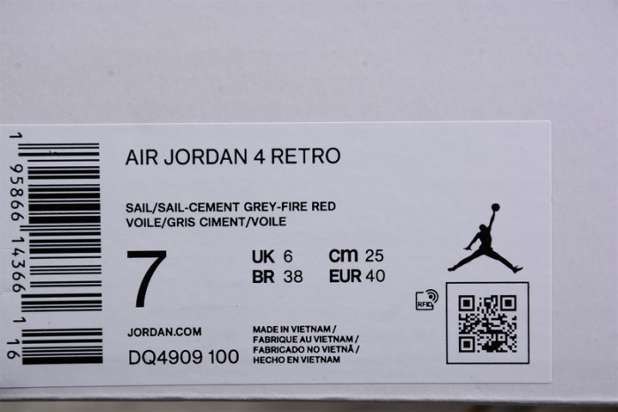 jordan 4 retro blank canvas (w) dq4909-100