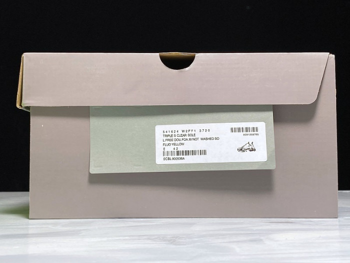 triples trainer clear sole sneakers 3000017