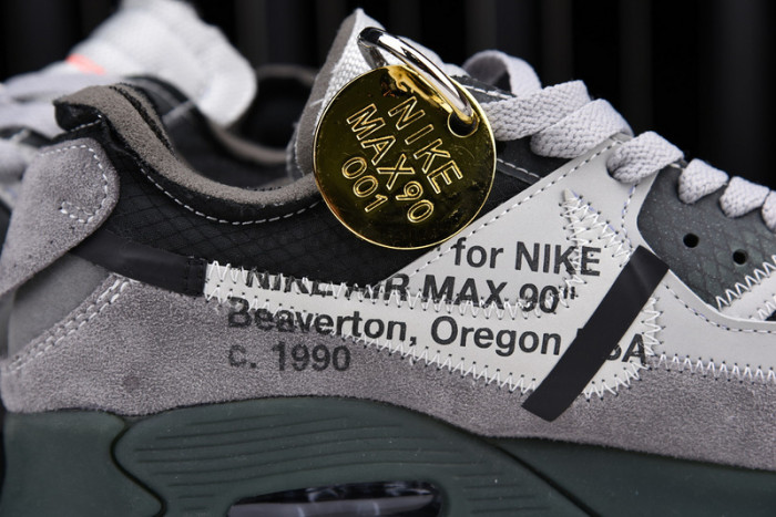 ofw nike air max 90 grey aa7293-002