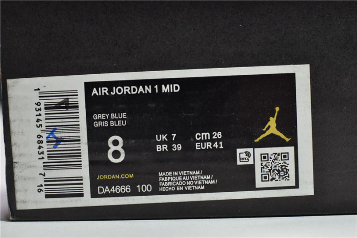 airjordan 1 mid mixed textures blue da4666-100