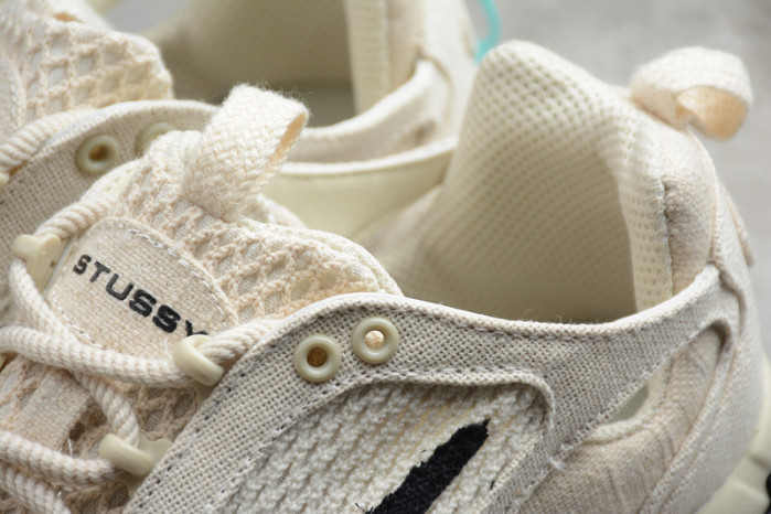 stussy x air zoom spiridon caged "fossil" cq5486-200