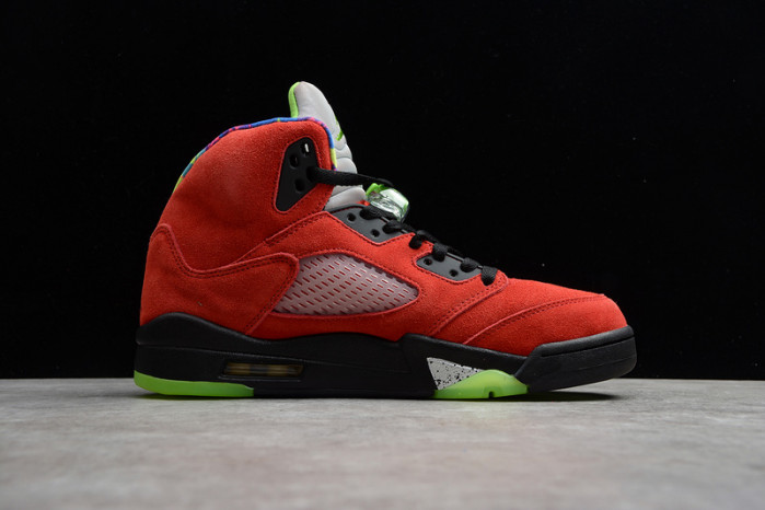 air jordan 5 raging bull 2021 red suede dd0587-600