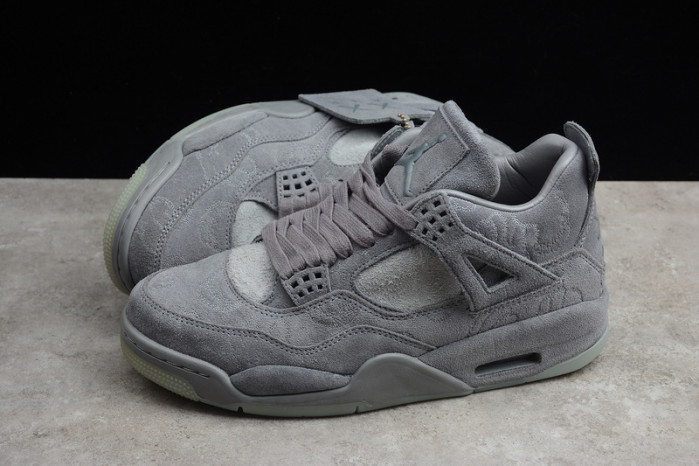 nike air jordan 4 retro kaws cool grey 930155 003