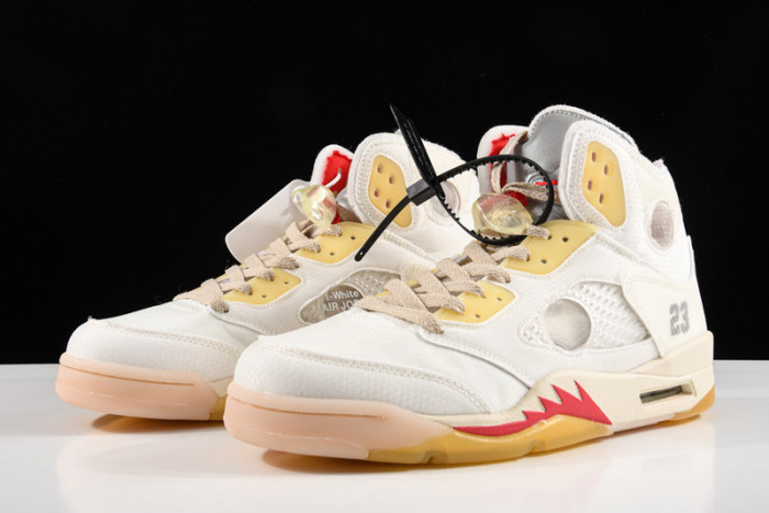ofw air jordan 5 ice cream colorway ct8480-002