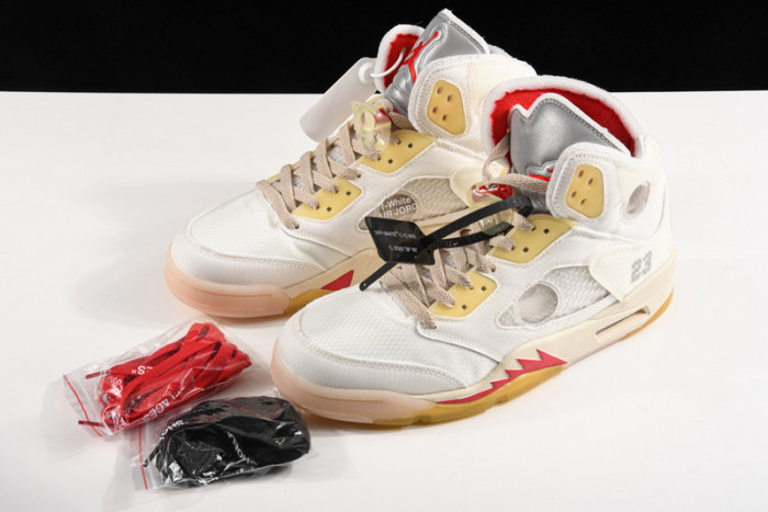ofw air jordan 5 ice cream colorway ct8480-002