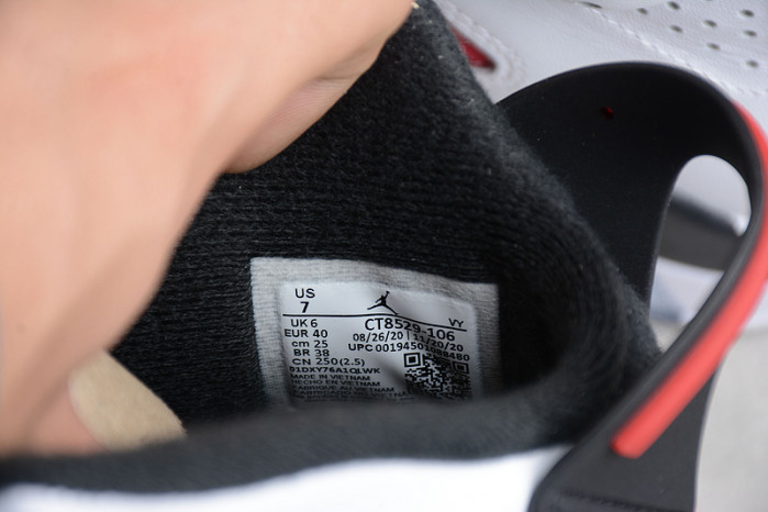 air jordan 6 retro "carmine" (2021)ct8529-106