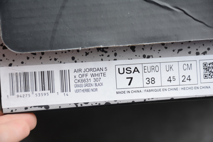 air jordan 5 “oregon ducks” ck6631-307