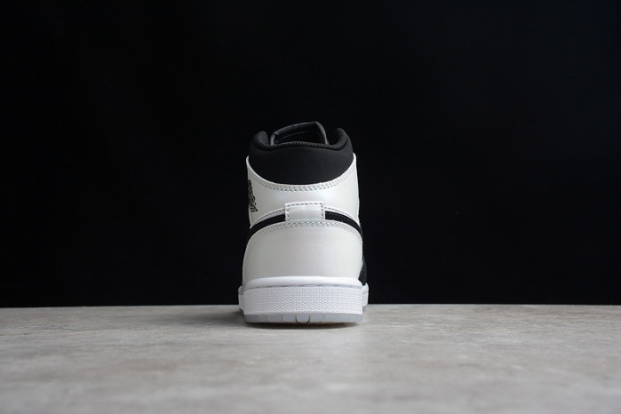air jordan 1 mid white black Di*m*nd dh6933-100