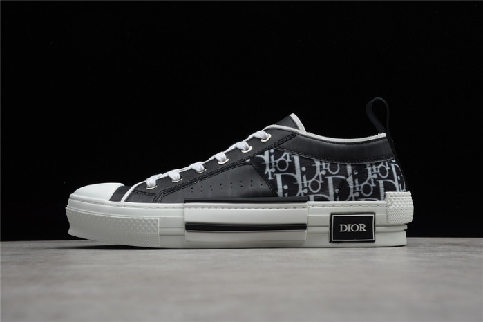 b23 oblique low black white sneakers t00480h051