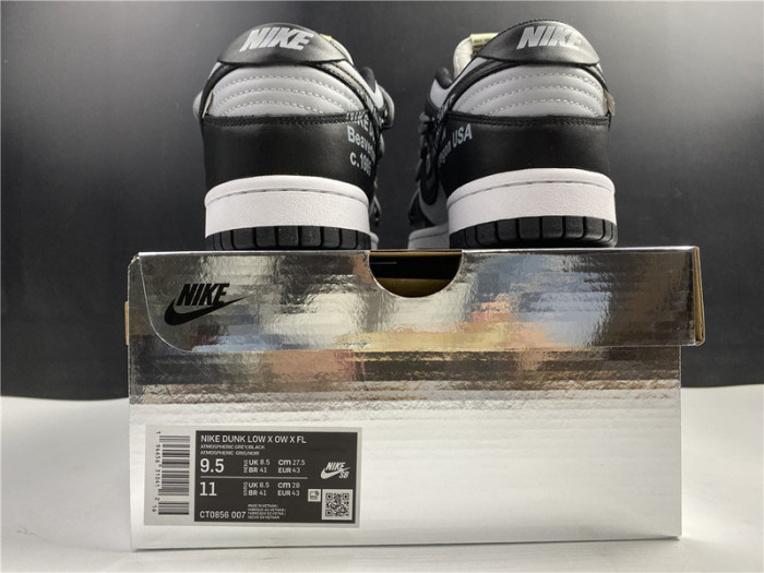 OFW x Nike Dunk Low Black Salt CT0856 007
