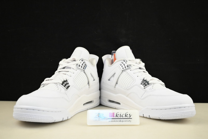 air jordan 4 retro “pure money” white 308497-100