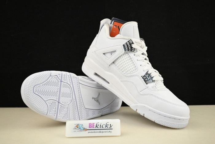 air jordan 4 retro “pure money” white 308497-100