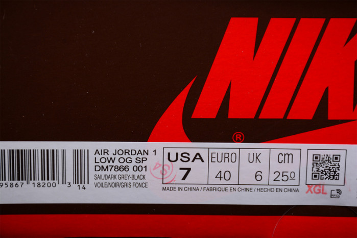 travis scott x air jordan 1 low og “black/phantom” dm7866-005