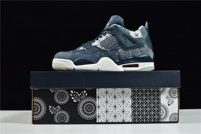 air jordan 4 sashiko deep ocean cw0898-400