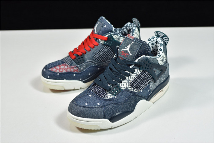 air jordan 4 sashiko deep ocean cw0898-400