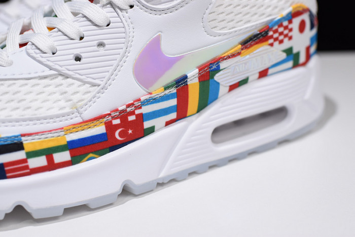 nike air max 90 nic qs "international flag pack" a05119 100