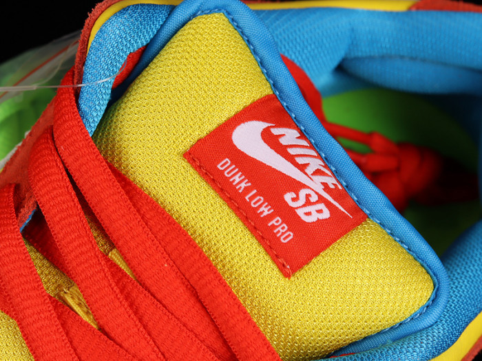 nike sb dunk low pro bart simpson bq6817-602