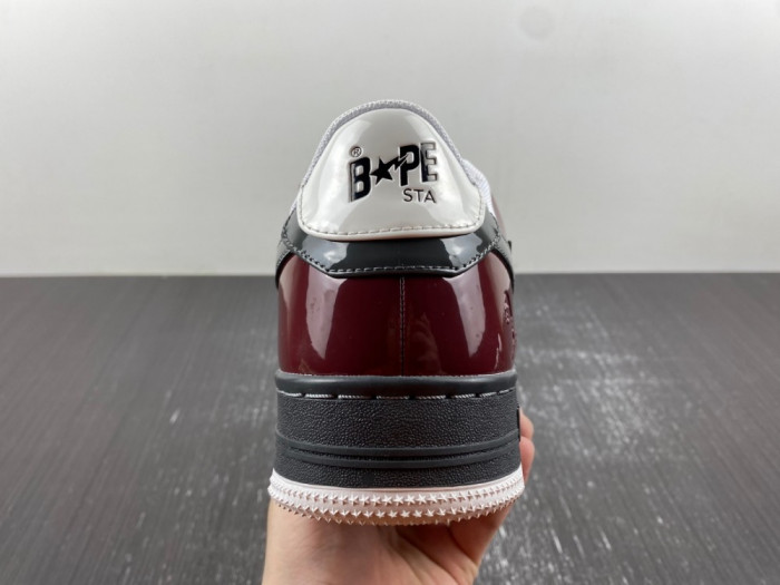 A Bathing Ape Bape Sta Nostalgic Burgundy Grey 1I80-191-006