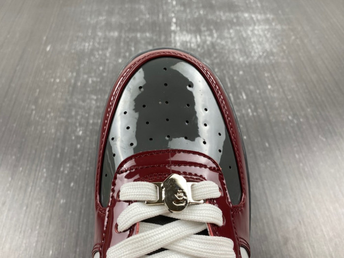 A Bathing Ape Bape Sta Nostalgic Burgundy Grey 1I80-191-006