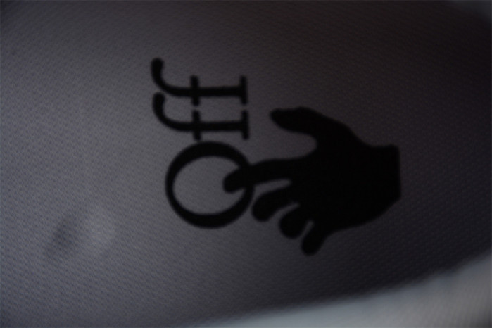 OFW Out Of Office "OOO" Low Tops Grey White OMIA189S22LEA0010109