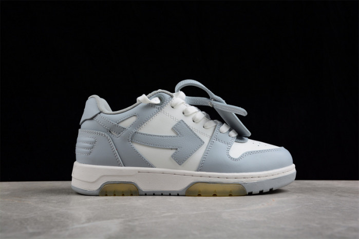 OFW Out Of Office "OOO" Low Tops Grey White OMIA189S22LEA0010109