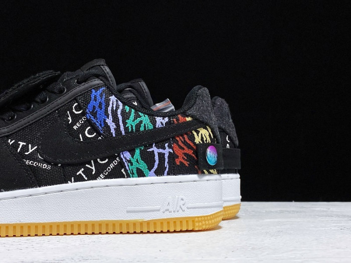 travis scott x nike air force 1 astroworld black cn2405 901