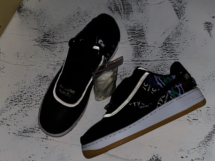 travis scott x nike air force 1 astroworld black cn2405 901