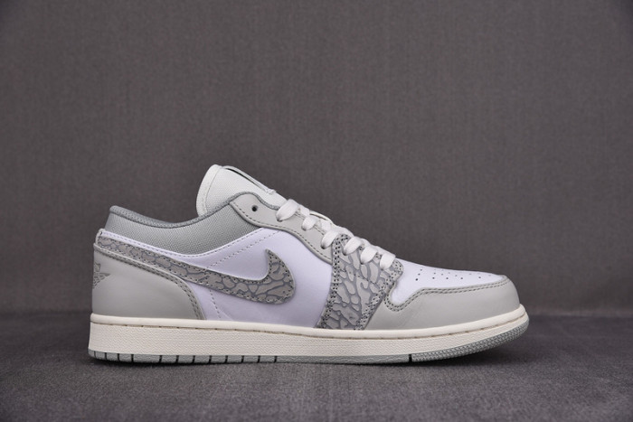 air jordan 1 low prm smoke grey elephant dh4269-100