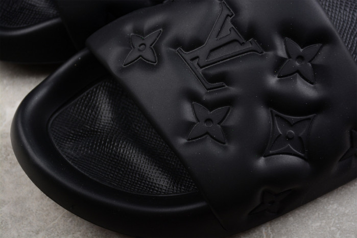 l&v slipper black 15