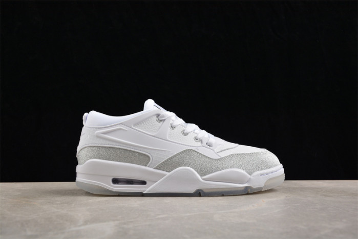 air jordan 4 rm wmns white metallic silver hq3441-111