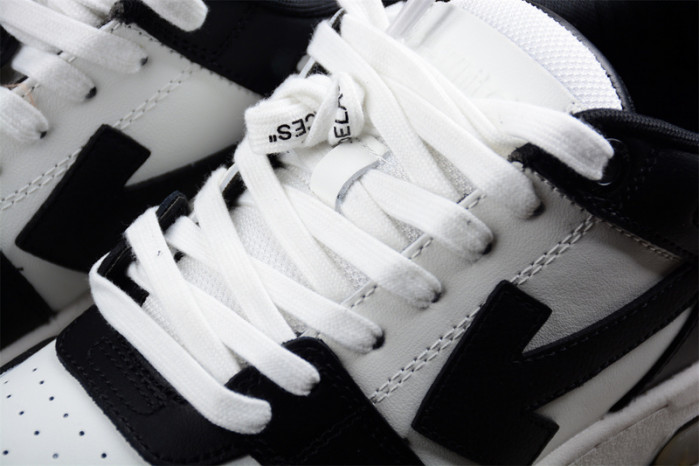 OFW OFF-WHITE Out Of Office "OOO" Low Black White OWIA259C99LEA0031001