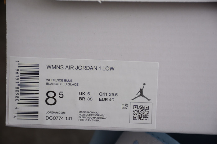 air jordan 1 low white ice blue dc0774-141