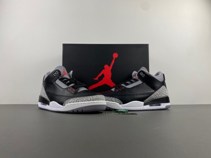 air jordan 3 “black cement”(2024)dn3707-010