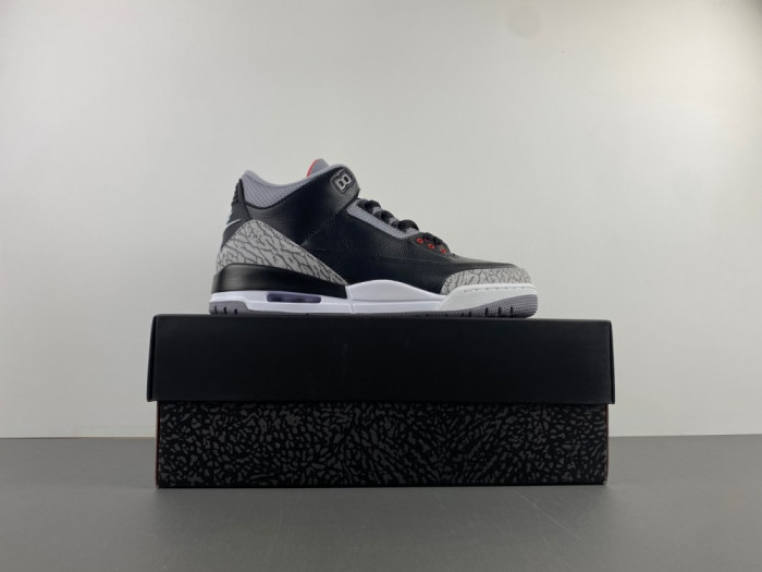 air jordan 3 “black cement”(2024)dn3707-010