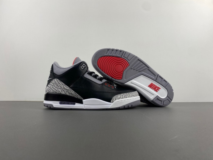 air jordan 3 “black cement”(2024)dn3707-010