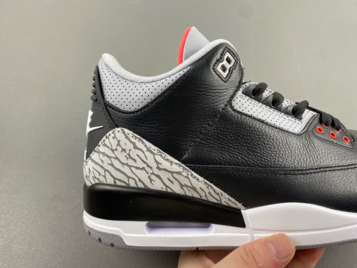 air jordan 3 “black cement”(2024)dn3707-010