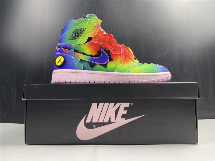 air jordan 1 retro high og "j balvin" multi-color dc1786-125