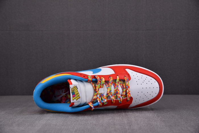 nike dunk low qs lebron james fruity pebbles dh8009-600