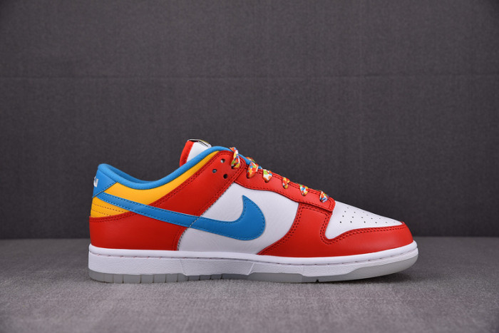 nike dunk low qs lebron james fruity pebbles dh8009-600