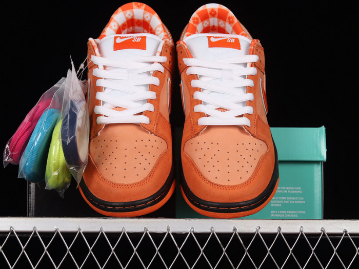 concepts x nike sb dunk low “orange lobster” fd8776-800